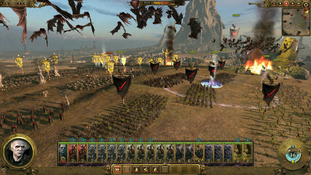 战锤：全面战争 Total War：WARHAMMER 全面战争：战锤 v1.6.0+整合12DLC 免安装中文版安装中文版[33.5GB]【B3761】