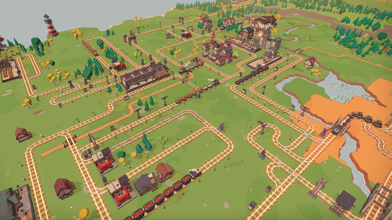小小轨道-治愈风-自动化-铁路建造 Super Loco World Cozy Train Automation v1.0.1.Build.19222221.20250715 免安装中文版[1.96GB]【B5630】