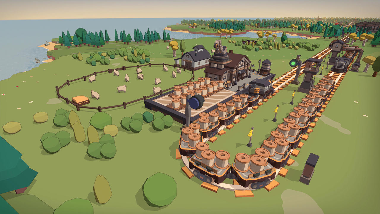 小小轨道-治愈风-自动化-铁路建造 Super Loco World Cozy Train Automation v1.0.1.Build.19222221.20250715 免安装中文版[1.96GB]【B5630】
