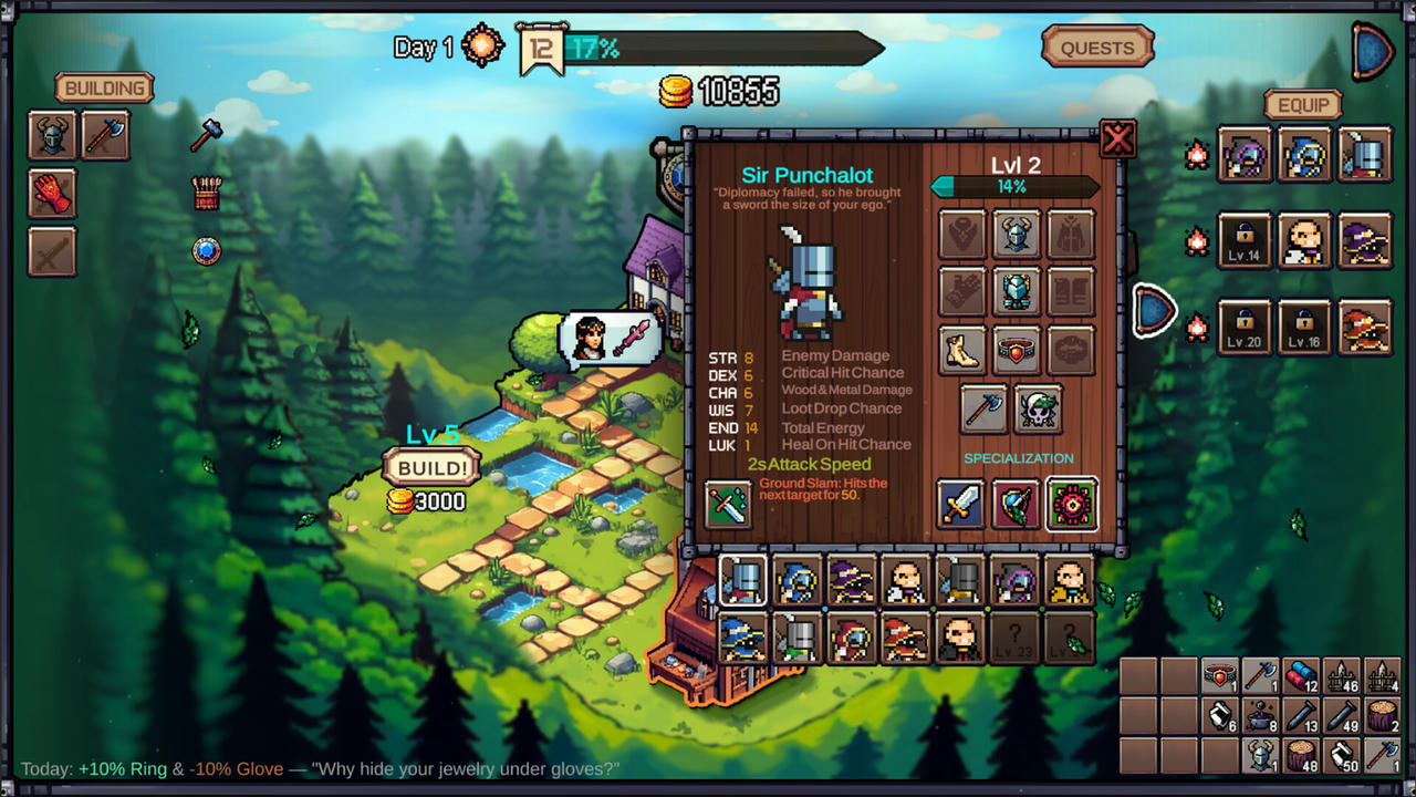 【B6077】工匠秘境 Crafter's Hollow 匠人之谷 V9.14:25.Build.20078650.20250923-烈刃逐影-玄钢怒涛 免安装中文版[840MB]